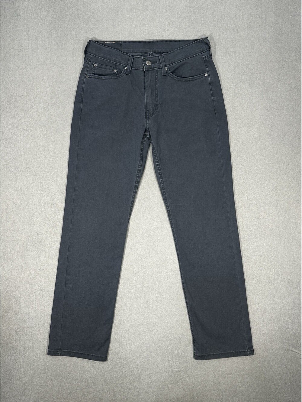 Levi’s 514 Jeans Men’s 30x29.5 Gray Straight Fit Stretch Denim Pants